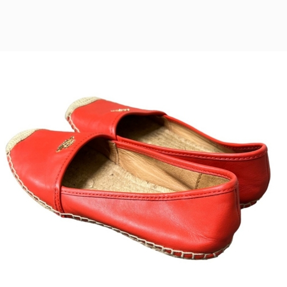 COACH Rhodelle Slip-On Flat Straw Jute Espadrilles Flats EUC - Picture 4 of 11